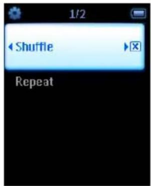 1/2 Shuffle Repeat