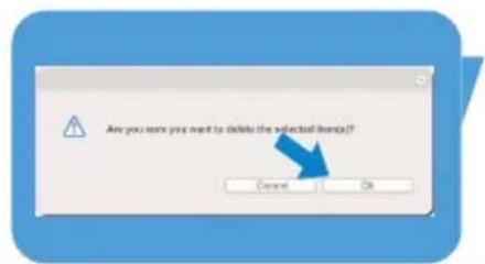 Are you more you want to delete the selected items? Cancel OK