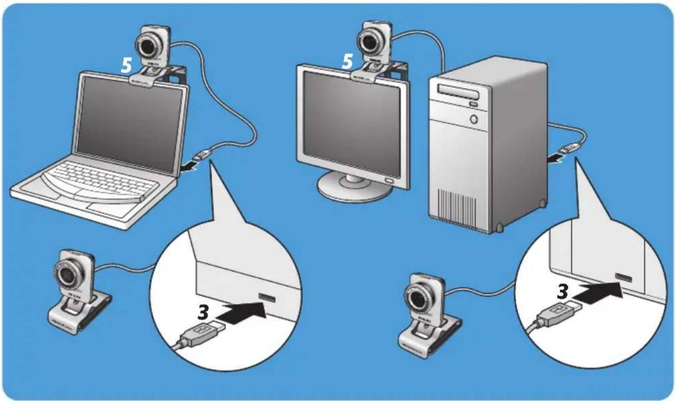 Diagram illustrating network device connections with labeled devices and cable links, showing setup for desktop computer and camera setup.