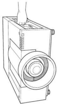 SANYO PLC-XF70 - CAUTION IN CARRYING OR TRANSPORTING THE PROJECTOR - 2