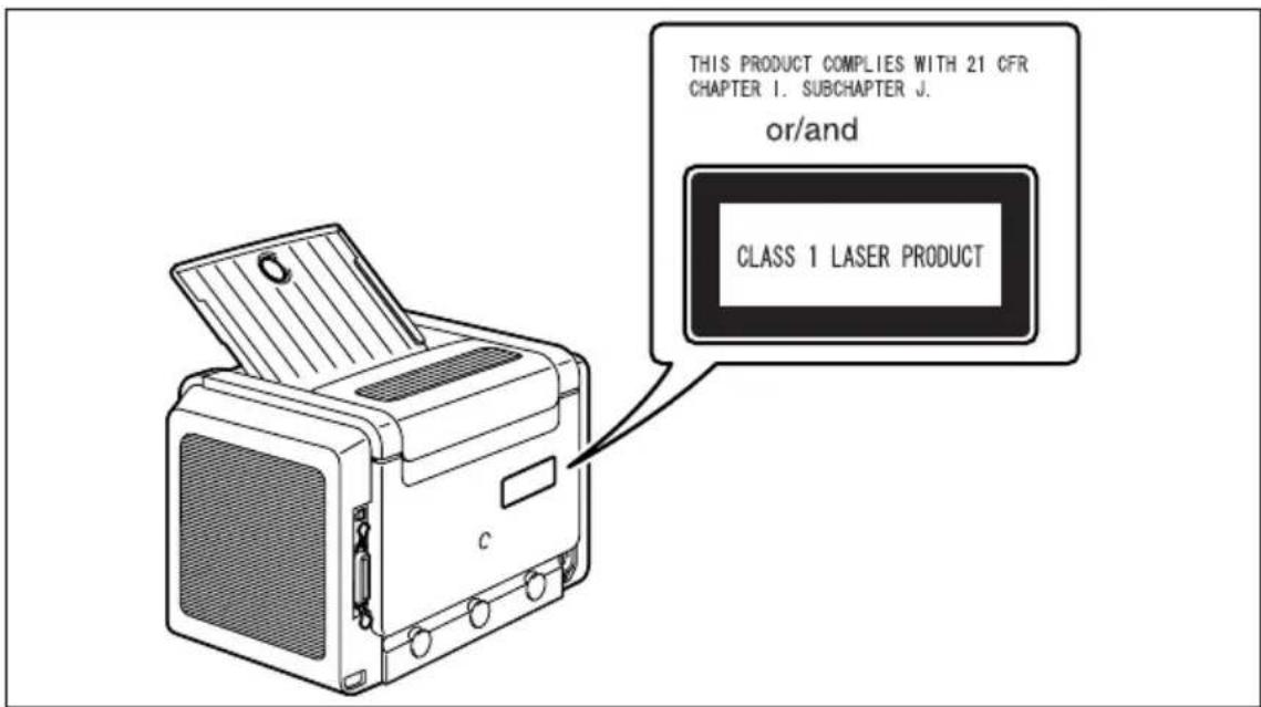 THIS PRODUCT COMPLIES WITH 21 CFR CHAPTER I. SUBCHAPTER J. or/and CLASS 1 LASER PRODUCT
