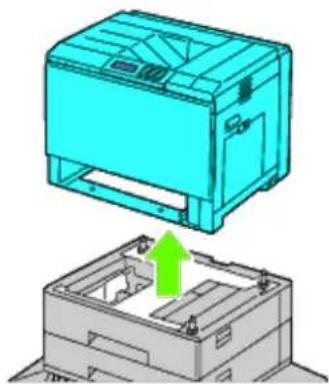 DELL 5130cdn - Removing the 1100-Sheet Feeder - 9