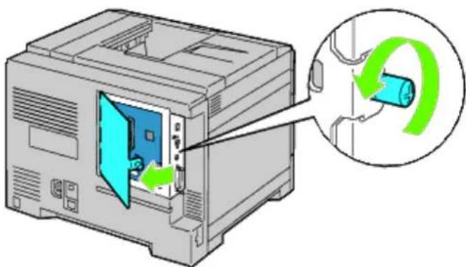 DELL 5130cdn - Removing a Memory - 2