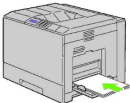 DELL 5130cdn - Loading Print Media in the MPF - 4