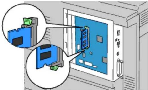 DELL 5130cdn - Installing a Memory Module - 4