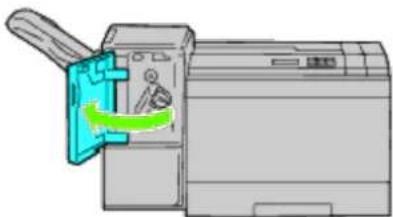DELL 5130cdn - Clearing Paper Jams From Inside the Output Expander - 2