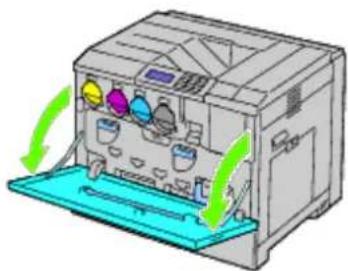 DELL 5130cdn - Removing the Toner Cartridges - 2