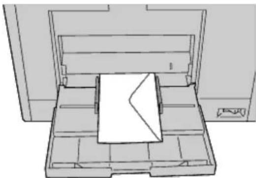 DELL 5130cdn - Loading an Envelope in the MPF - 5