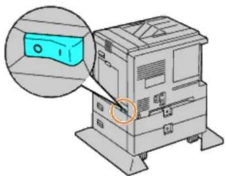DELL 5130cdn - Removing the 1100-Sheet Feeder - 2