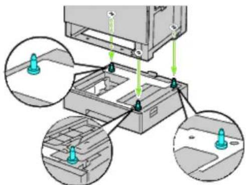 DELL 5130cdn - Installing a 550-Sheet Feeder - 4