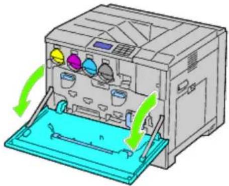 DELL 5130cdn - Removing the Drum Cartridges - 2