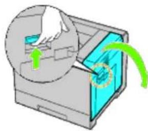 DELL 5130cdn - Removing the Transfer Roller - 1