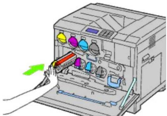DELL 5130cdn - Installing a Drum Cartridge - 4