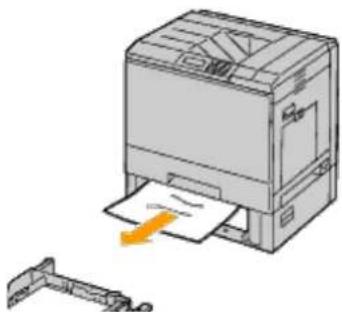 DELL 5130cdn - Clearing Paper Jams From the Optional Feeder - 5