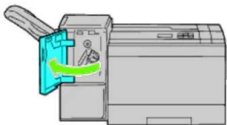 DELL 5130cdn - Clearing Staple Jams From the Output Expander - 1