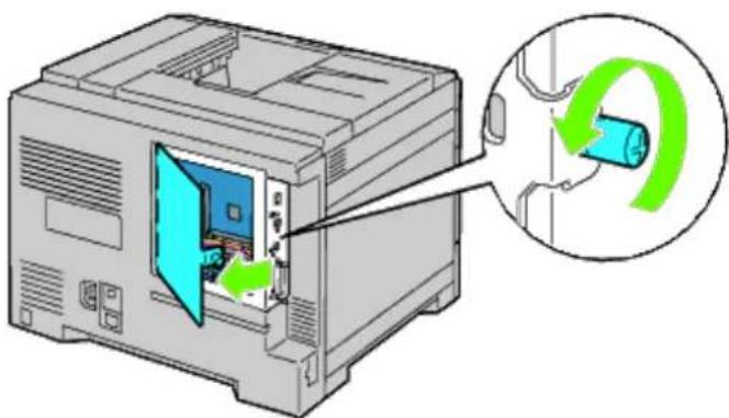 DELL 5130cdn - Removing a Hard Disk - 2