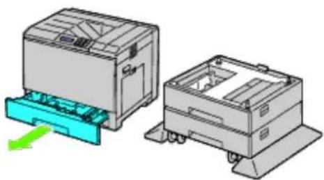 DELL 5130cdn - Installing a 1100-Sheet Feeder - 4