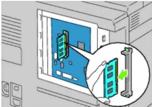 DELL 5130cdn - Removing a Memory - 5