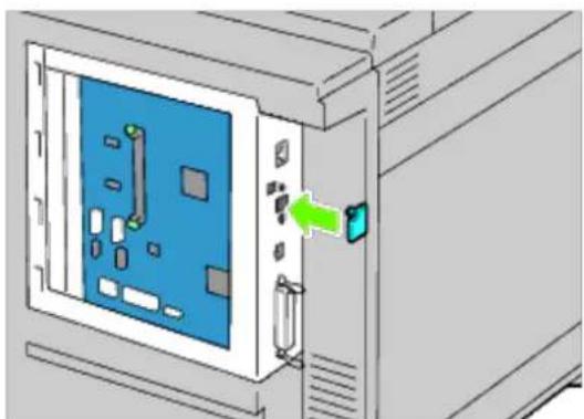 DELL 5130cdn - Removing the Wireless Adapter - 5