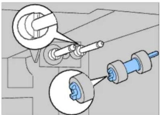 DELL 5130cdn - Installing Separator Rollers Inside the Printer - 1
