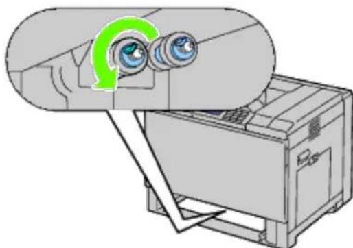 DELL 5130cdn - Removing the Separator Rollers Inside the Printer - 2