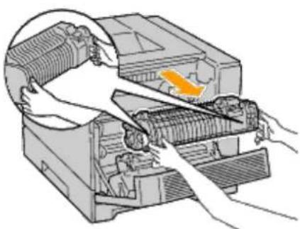 DELL 5130cdn - Removing the Fuser - 4