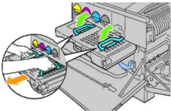 DELL 5130cdn - Removing the Belt Unit - 10