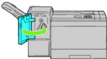DELL 5130cdn - Clearing Staple Jams From the Output Expander - 6