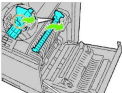 DELL 5130cdn - Clearing Paper Jams From the Fuser - 7