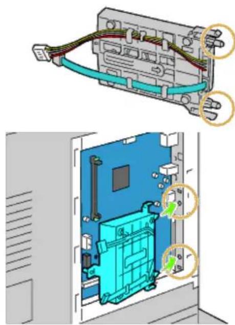 DELL 5130cdn - Installing a Hard Disk - 3