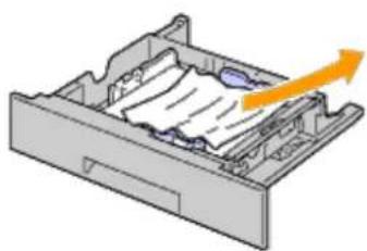 DELL 5130cdn - Clearing Paper Jams From the Standard Tray - 7