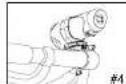 OREGON SCIENTIFIC ATC2K - Mounting the camera using the handlebar grip: - 4