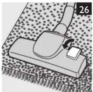 Illustration of a mechanical device with a knob and handle, placed on a textured surface (no text or symbols)