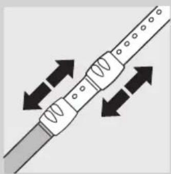 Diagram of a mechanical or electrical component with bidirectional arrows indicating movement (no text or symbols)