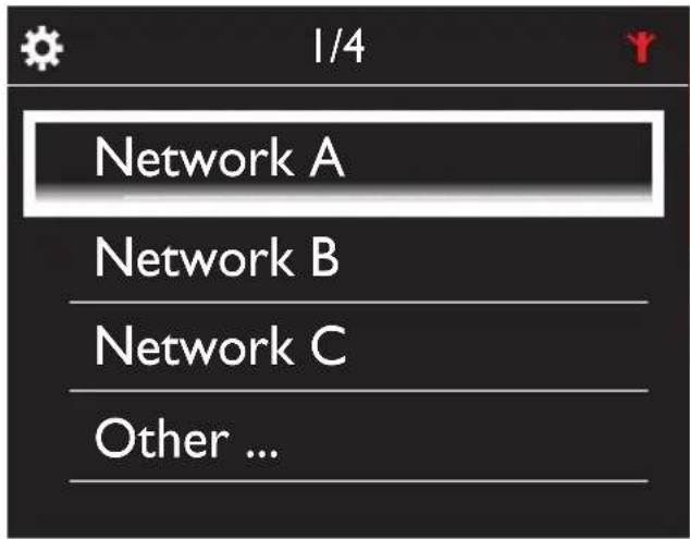 Network A Network B Network C Other ...