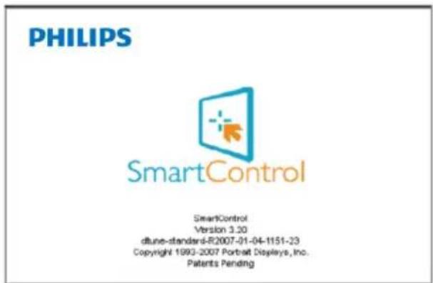 PHILIPS SmartControl SmartControl Version 3.20 dfune-standard-R2007-01-04-1151-23 Copyright: 1993-2007 Portable Displays, Inc. Patents Pending