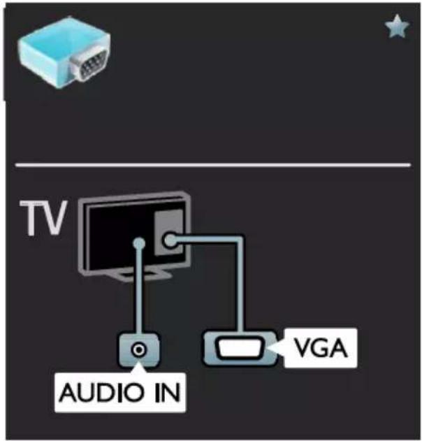 TV AUDIO IN VGA