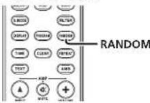 MARANTZ SA7003/ZIL - PLAYING TRACKS IN A RANDOM SEQUENCE (RANDOM PLAY) - 1