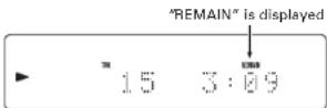 MARANTZ SA7003/ZIL - - Track remaining time - 1