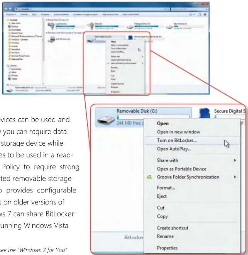 Windows 7 Removable Disk (G:) 244 MB free c Open Open in new window Turn on BitLocker... Open AutoPlay... Share with Open as Portable Device Groove Folder Synchronization Format... Eject Cut Copy Create shortcut Rename Properties