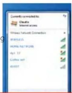 Currently connected to Clouds Internet access Wireless Network Connection WINS15A WINS NETWORKS 4pt 12F Cybernet ASIST