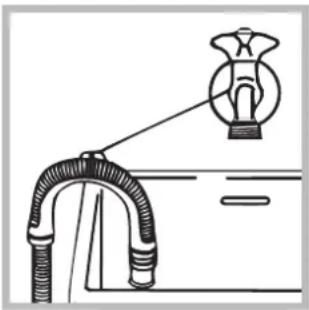 Hotpoint Ariston WML 601 (EU) - Повезивање одводног црева - 2