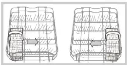 INDESIT DSG 051 NX EU - Cestino delle posate - 2