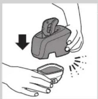 PHILIPS SensoTouch 3D RQ1296 - „Jet Clean“ sistemos paruošimas naudoti - 3
