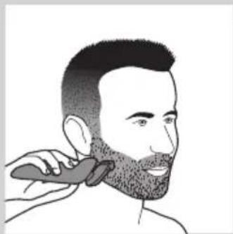 PHILIPS SensoTouch 3D RQ1296 - Using the Beard Styler attachment with comb - 4