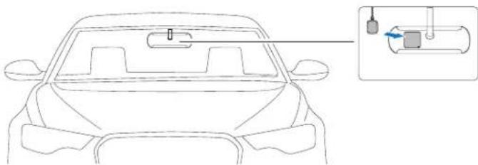 PHILIPS CarStudio CSM102 - Install the GPS antenna - 2