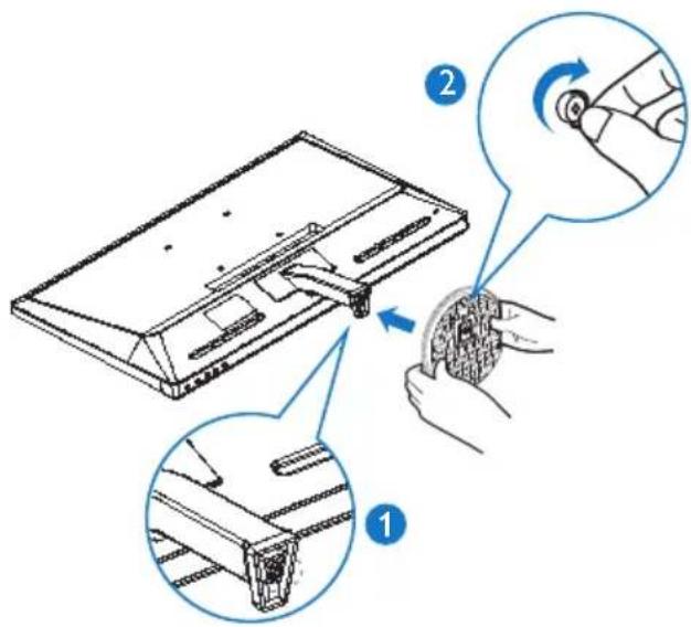 PHILIPS 274G5DSD - Asenna alustan jalka - 2