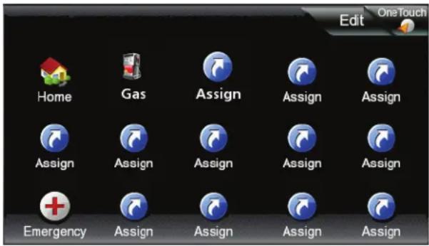 Edit OneTouch Home Gas Assign Assign Assign Assign Assign Assign Assign Assign Emergency Assign Assign Assign Assign