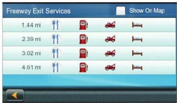 Freeway Exit Services Show On Map 1.44 mi 2.39 mi 3.02 mi 4.61 mi