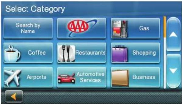 Select Category Search by Name AAA Gas Coffee Restaurants Shopping Airports Automotive Services Business